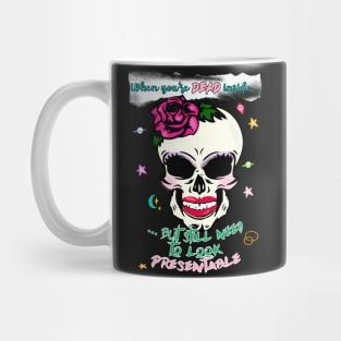 When you're dead inside but still need to look presentable Mug